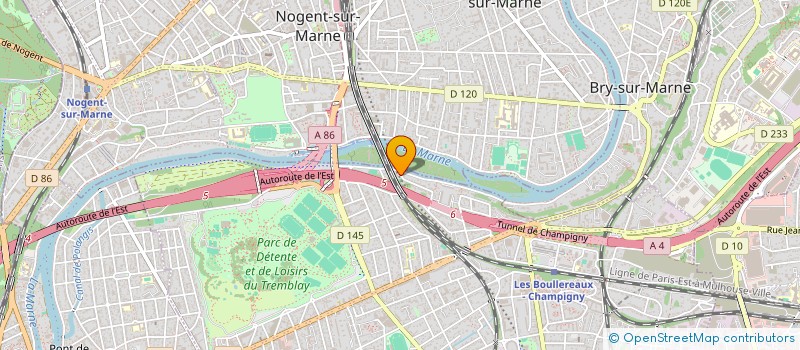 localisation de l'entreprise MAIKA à CHAMPIGNY-SUR-MARNE