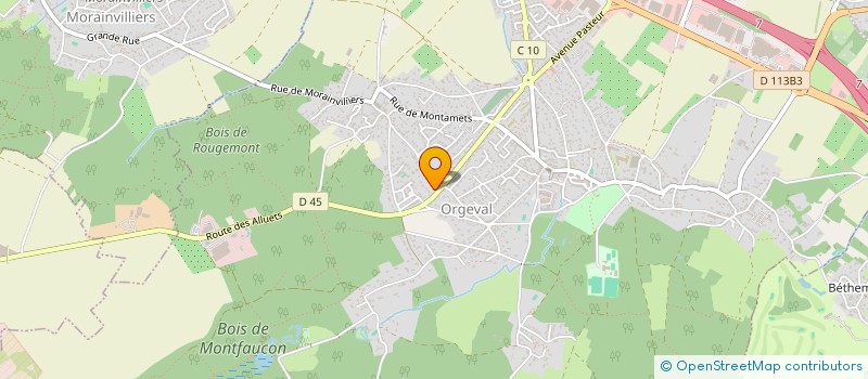 localisation de l'entreprise MAIKEN à ORGEVAL