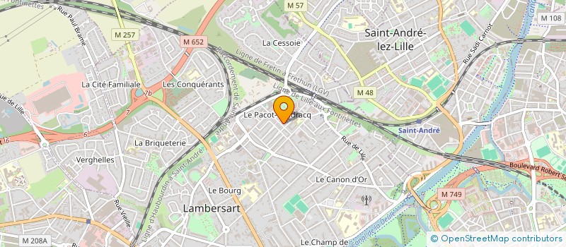 localisation de l'entreprise MAIKHABITAT à LAMBERSART