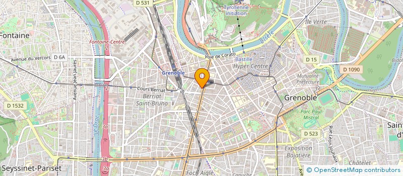 localisation de l'entreprise MAIL ALPES à GRENOBLE