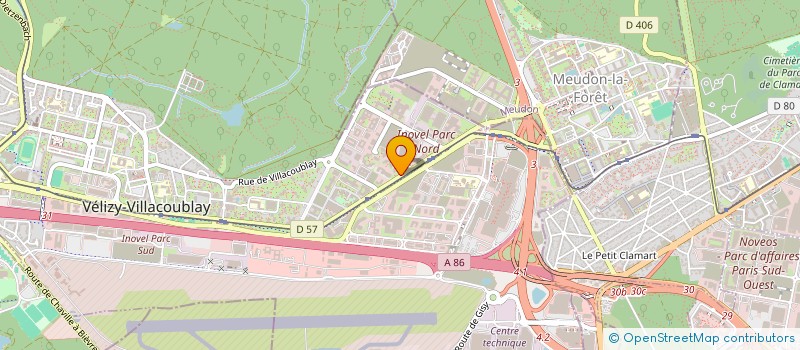 localisation de l'entreprise MAIL ET TRANSPORT INTERNATIONAL(MTI)  VELIZY-VILLACOUBLAY