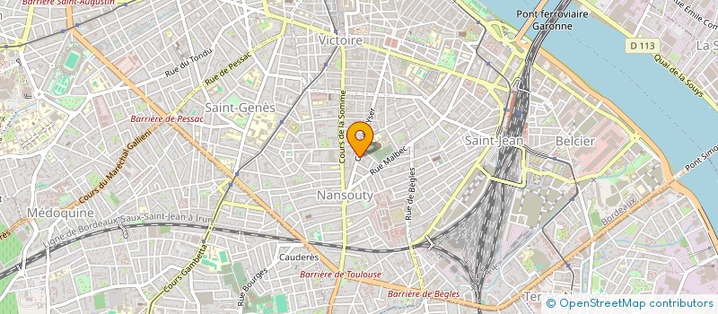 localisation de l'entreprise MAIL EXPRESS TRANSPORTS à BORDEAUX