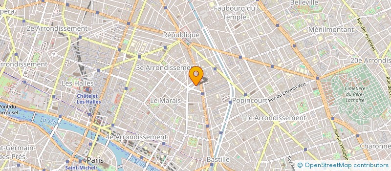 localisation de l'entreprise MAIL PACKET  PARIS