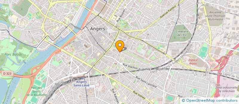 localisation de l'entreprise MAIL PARTICIPATIONS à ANGERS