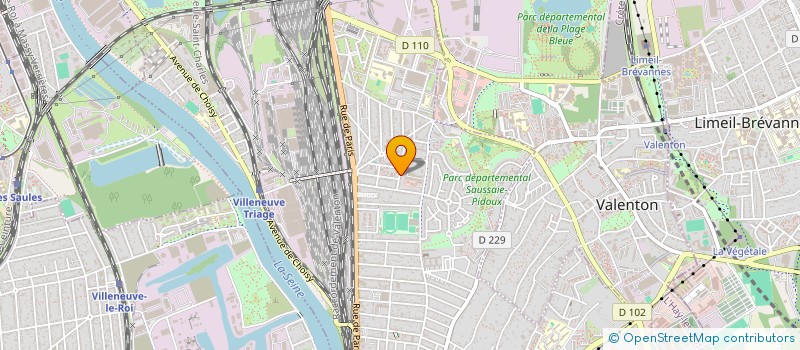 localisation de l'entreprise MAILAGAM IMMO  VILLENEUVE-SAINT-GEORGES