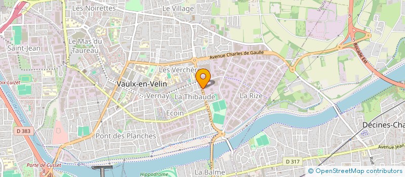 localisation de l'entreprise MAILAND  VAULX-EN-VELIN