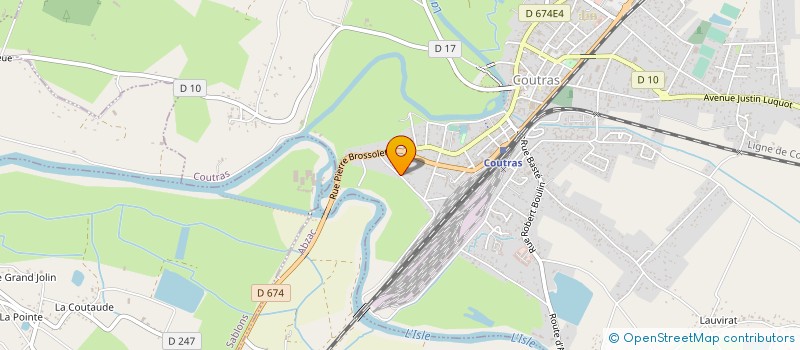 localisation de l'entreprise MAILEX à COUTRAS