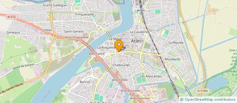 localisation de l'entreprise MAILHAN JACQUES ET CAROLINE  ARLES