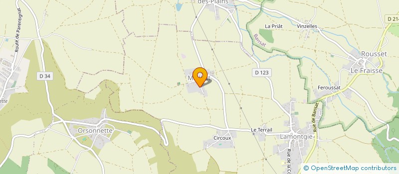 localisation de l'entreprise MAILHAT TRANSPORTS  LAMONTGIE