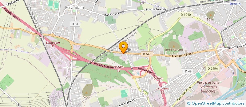 localisation de l'entreprise MAILHES AUTOMOBILES à ESCAUDAIN