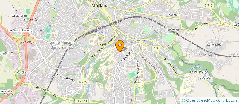 localisation de l'entreprise MAILIAS FILMS  MORLAIX