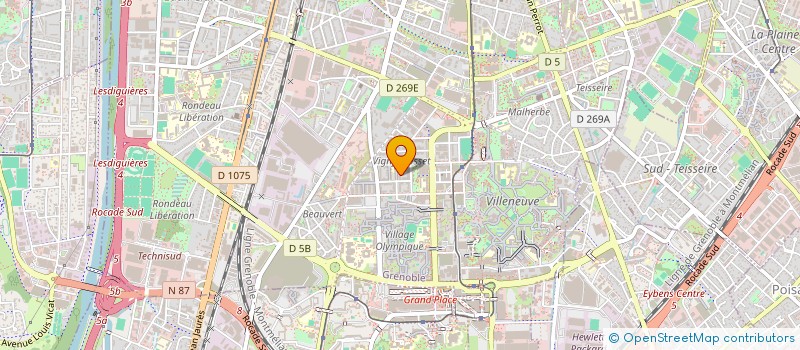 localisation de l'entreprise MAILIB ECO VTC à GRENOBLE
