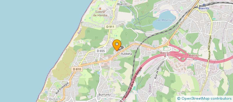 localisation de l'entreprise MAILICOLAS à BIDART