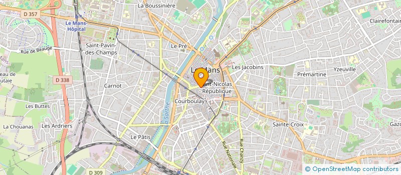localisation de l'entreprise MAILING-SERVICE à LE MANS