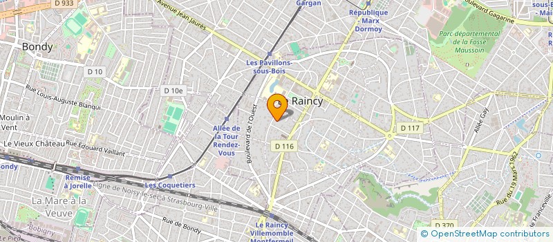 localisation de l'entreprise MAILISA IMPORT  LE RAINCY