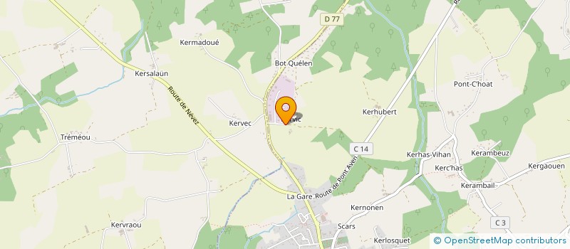 localisation de l'entreprise MAILLARD  NEVEZ