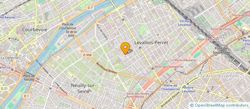 localisation de l'entreprise MAILLARD à LEVALLOIS-PERRET