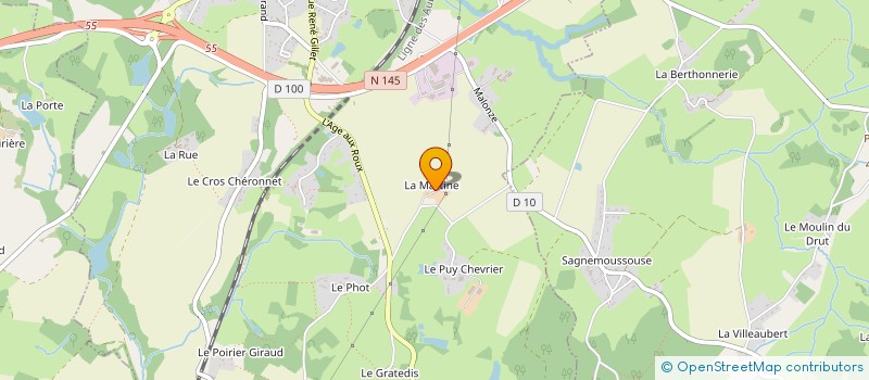 localisation de l'entreprise MAILLARD  LA SOUTERRAINE