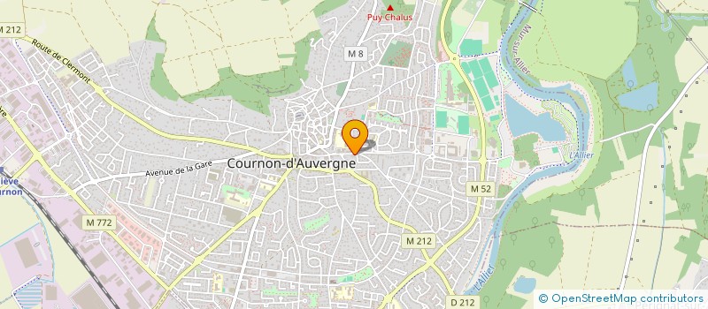 localisation de l'entreprise MAILLARD BENOIT  PERIGNAT-SUR-ALLIER