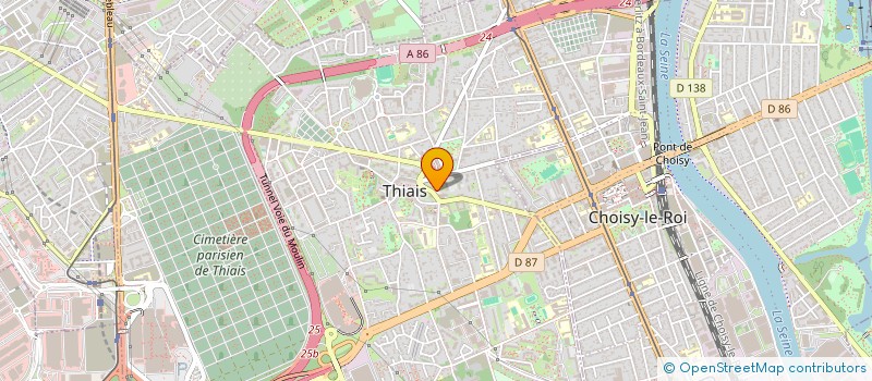 localisation de l'entreprise MAILLARD CONSULTING  THIAIS