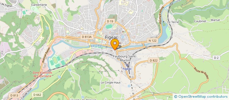 localisation de l'entreprise MAILLARD ET FILS  FIGEAC