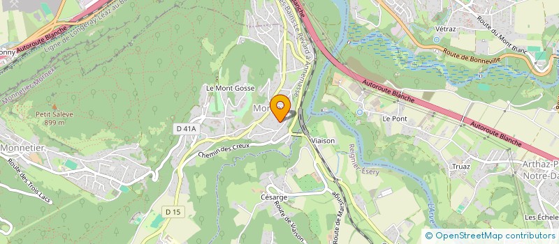 localisation de l'entreprise MAILLARD ET FILS  MONNETIER-MORNEX