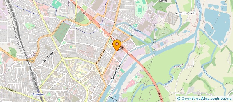 localisation de l'entreprise MAILLARD LAVAGE à ROANNE