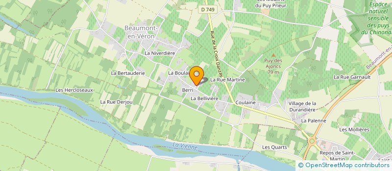 localisation de l'entreprise MAILLARD LOIRE SCI  BEAUMONT-EN-VERON