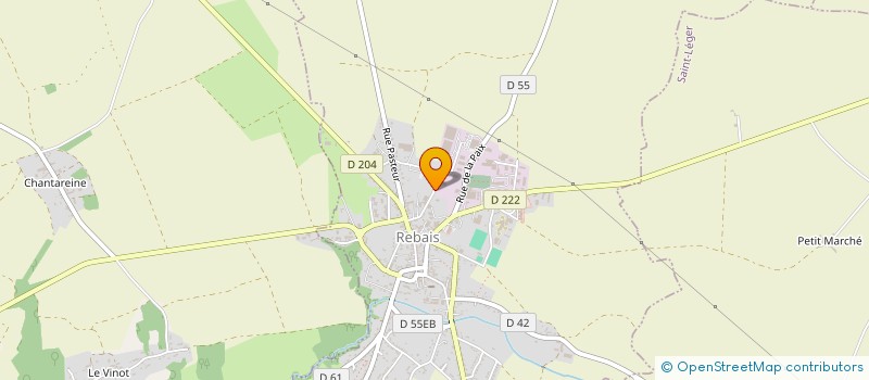 localisation de l'entreprise MAILLARD MOTOCULTURE à REBAIS