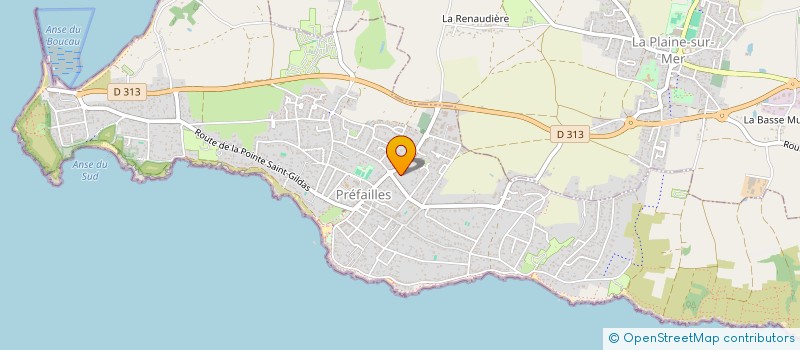 localisation de l'entreprise MAILLARD SARL à PREFAILLES