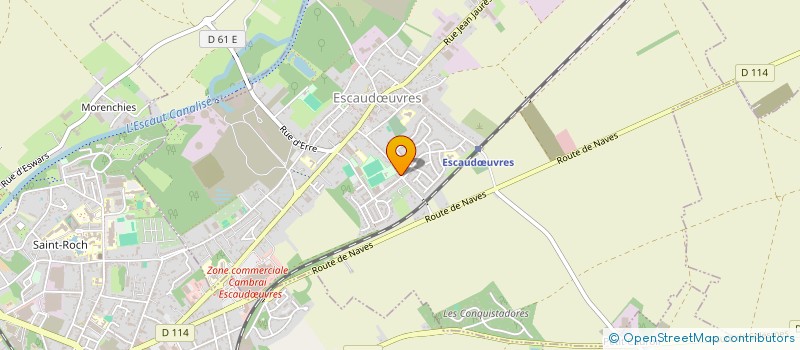 localisation de l'entreprise MAILLART PAYSAGE  ESCAUDUVRES