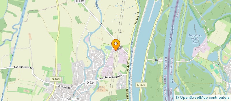 localisation de l'entreprise MAILLAT CONSTRUCTIONS  GERSTHEIM