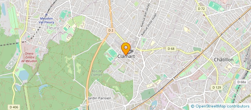 localisation de l'entreprise MAILLE 92 à CLAMART