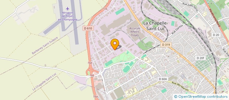 localisation de l'entreprise MAILLE A TEE à LA CHAPELLE-SAINT-LUC