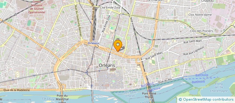 localisation de l'entreprise MAILLE ET STRUCTURE à ORLEANS