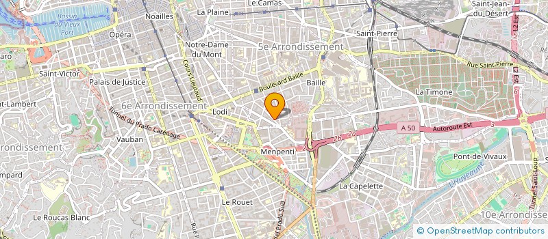 localisation de l'entreprise MAILLE JULIA à MARSEILLE
