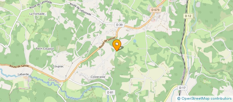 localisation de l'entreprise MAILLE NEGOCE  GOURDON