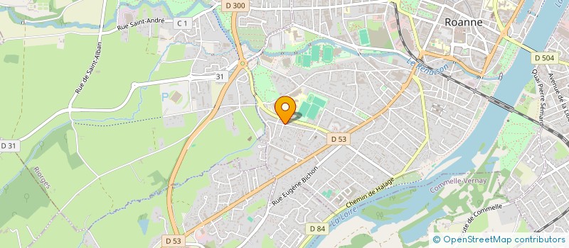 localisation de l'entreprise MAILLE STORY à ROANNE