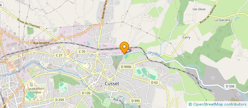 localisation de l'entreprise MAILLE WAY à CUSSET