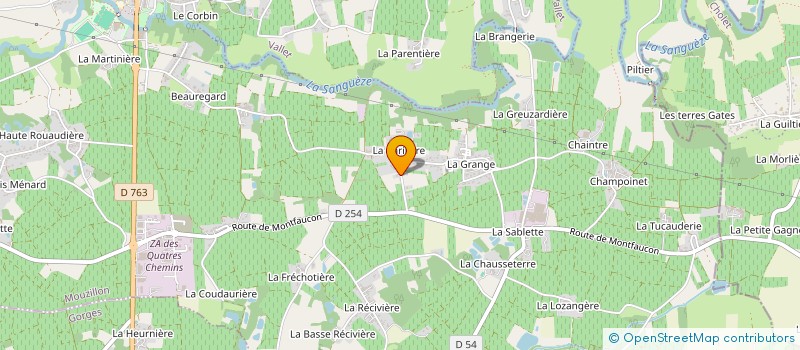 localisation de l'entreprise MAILLES & VEINAGES  LA REGRIPPIERE