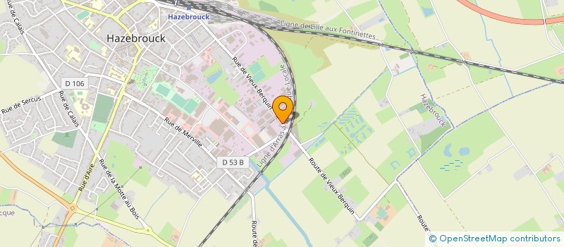 localisation de l'entreprise MAILLESAC SOCIETE NOUVELLE  HAZEBROUCK