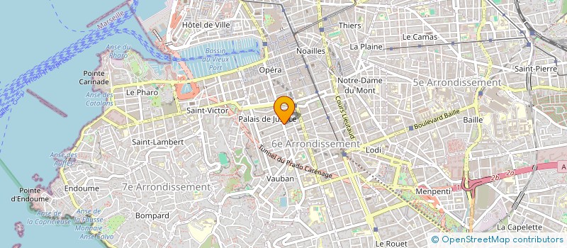 localisation de l'entreprise MAILLET à MARSEILLE