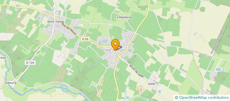 localisation de l'entreprise MAILLET   BELLARD  BELLEVIGNE-EN-LAYON