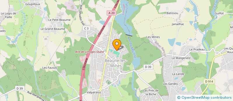 localisation de l'entreprise MAILLET CMS à LIMOGES