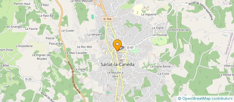 localisation de l'entreprise MAILLET & FRERES à SARLAT-LA-CANEDA