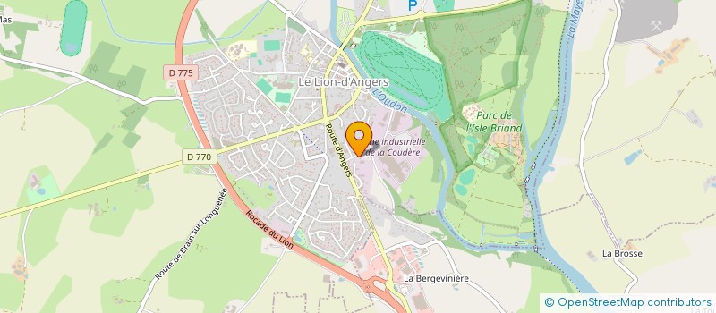 localisation de l'entreprise MAILLET LUDOVIC  LE LION D'ANGERS