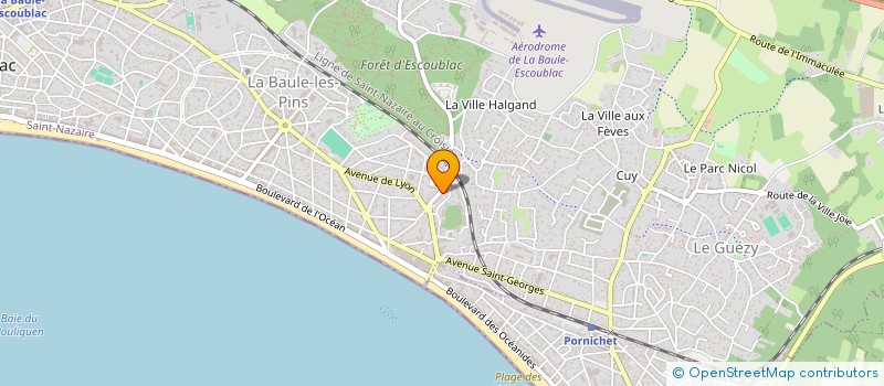 localisation de l'entreprise MAILLET SARL  LA BAULE-ESCOUBLAC