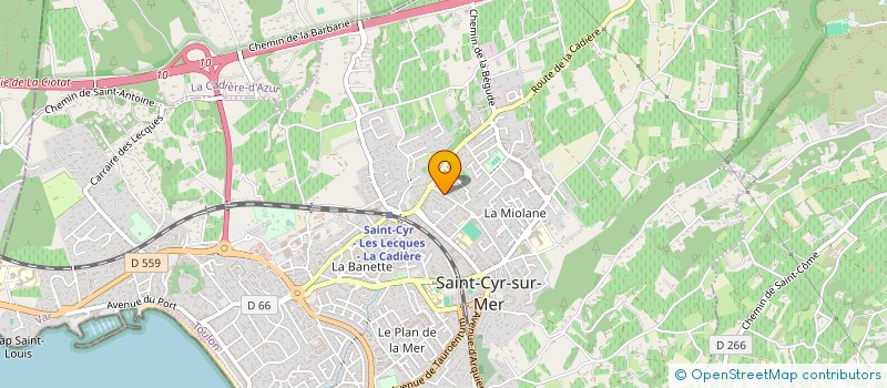 localisation de l'entreprise MAILLET SEGHOND DUBREUIL à SAINT-CYR-SUR-MER