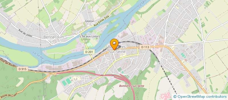 localisation de l'entreprise MAILLOCHAUD RAYMONDE ET BRIGITTE à BONNIERES-SUR-SEINE