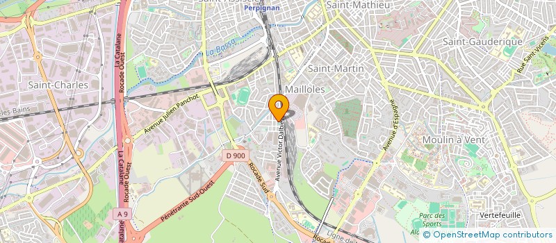 localisation de l'entreprise MAILLOLES PERPIGNAN DEMAIN  PERPIGNAN
